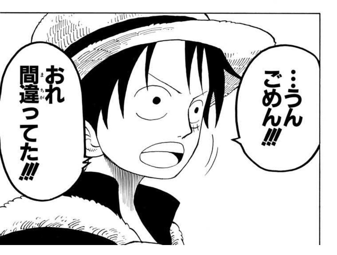 これが言えるルフィマジ最高 
