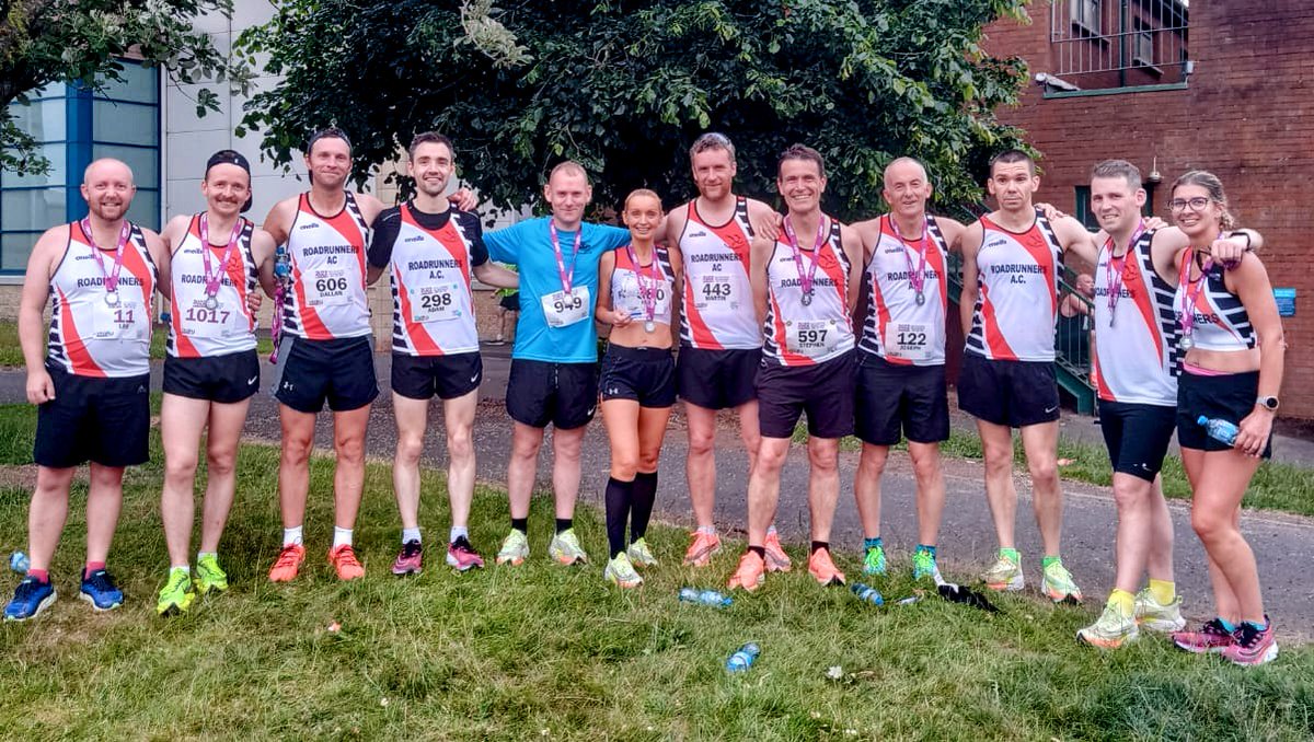 We love it
✅Tallaght 5k track🥇🐴 🌠
✅Comber 10k, round and round😵
✅Lisburn half+10k, Tropical🏝
Podiums, PBs's, Age🐱win, kids race,
Pacers. All of it😍
✅Newell's10k, pacing 👏
✅Long runs,  Drumbo craic+☕
✅Training 6pm Thurs@ Musgrave👈
🔴⚫ #MeepMeep #BelfastRunning
😎