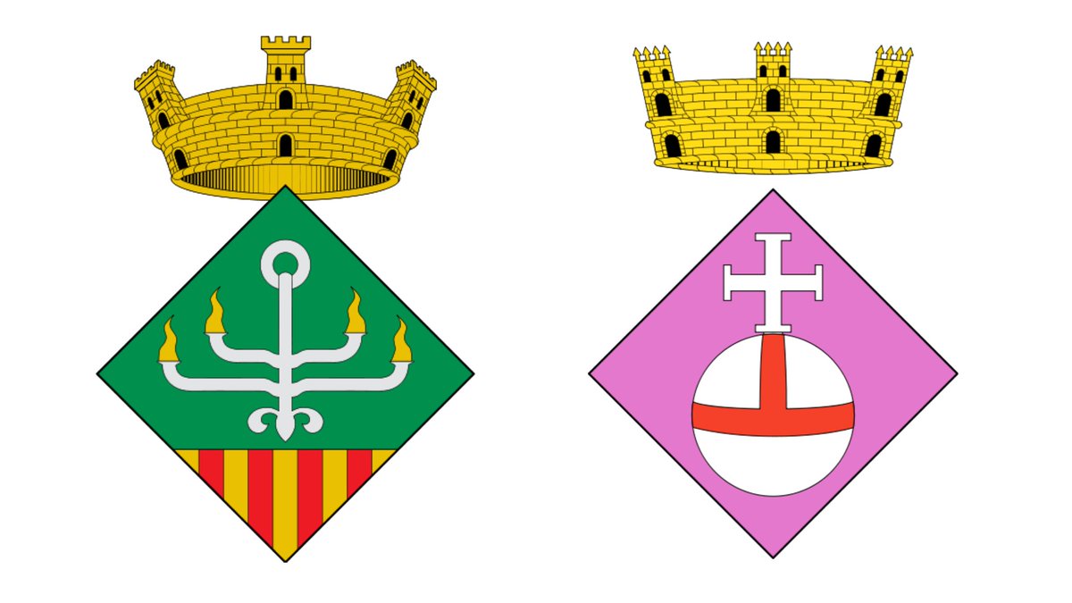 Viquipedia's tweet photo. #Avuifa 20 anys s'aprovaren els escuts dels municipis catalans de Salomó i Albatàrrec. La seua resolució fou adoptada a l'endemà per mitjà del Diari Oficial de la Generalitat de Catalunya.

«Escut de Salomó»:
https://t.co/CDOZEDS2d6

«Escut d'Albatàrrec»:
https://t.co/LtByQk4HvV https://t.co/aLkcngMirS