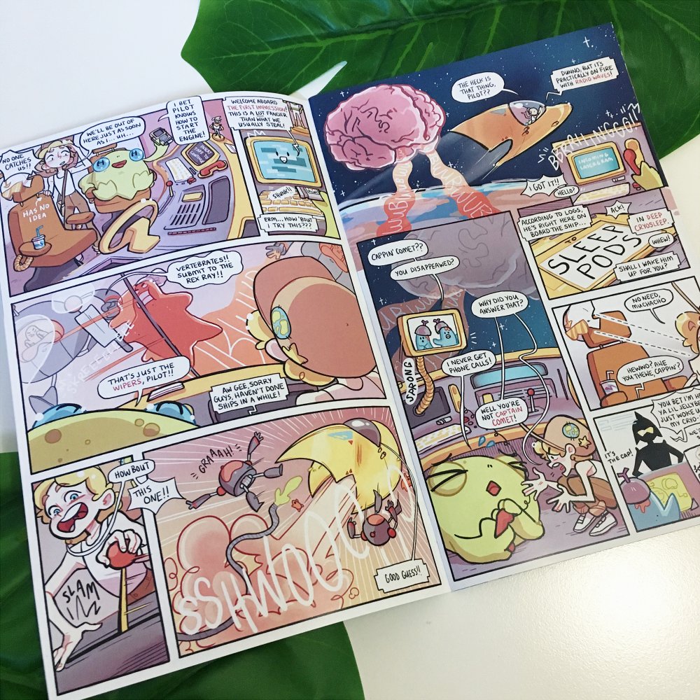 comics feature 🪲🌿 with over a decade of experience, I have illustrated 3 graphic novels and countless shorts. currently creating with @OniPress and @readwonderbound ! 