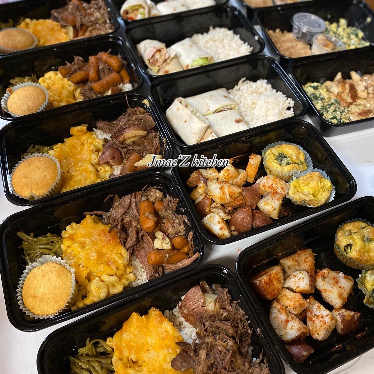 Jaemae___'s tweet photo. Meal preps😋 #Rt #soulfood #prep #mealprep #Jmae’ZKitchen https://t.co/0YQgEL5ELs