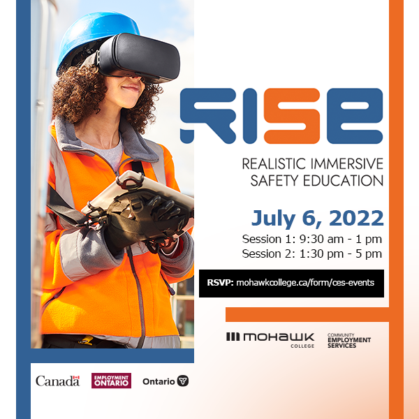 🏗 Get ready for a career in construction with RISE, the interactive construction safety and hazard awareness training program delivered by virtual reality on July 6 at <a href="/MohawkCollege/">Mohawk College News</a> .

RSVP now: bit.ly/rise-vr