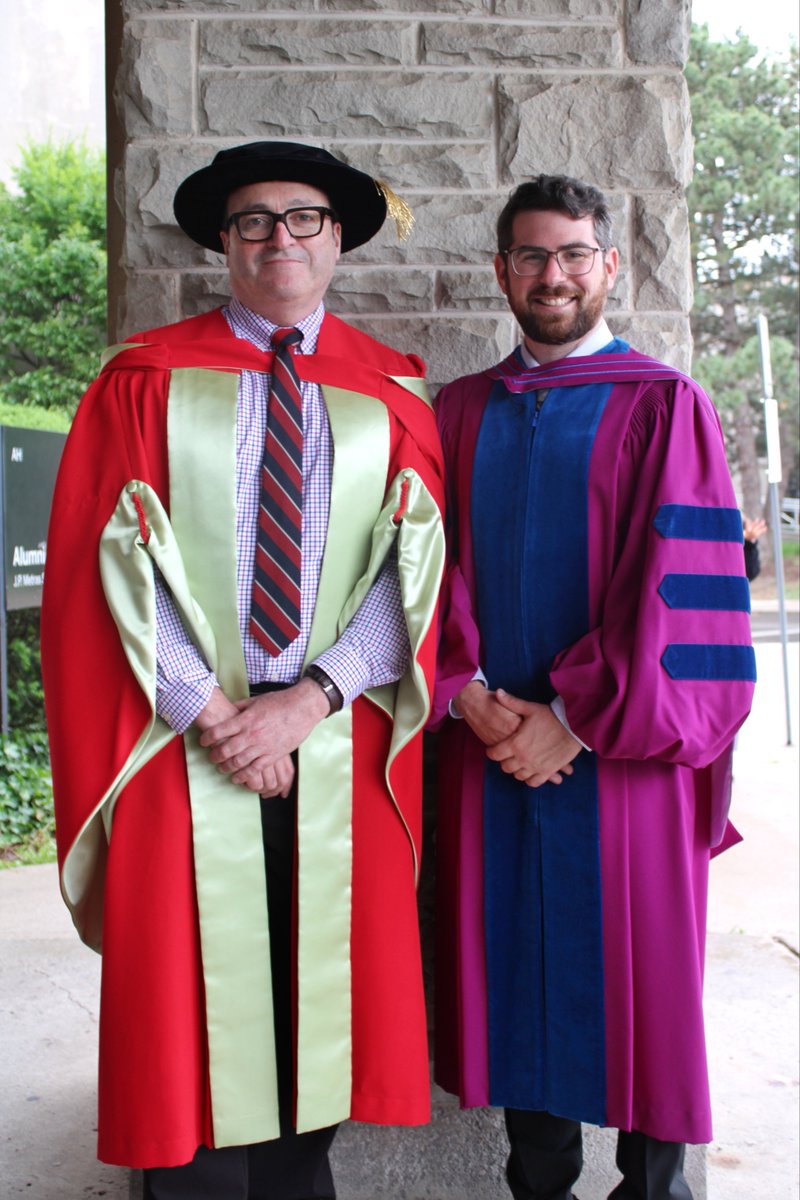 CONGRATULATIONS Dr. Cory Goldstein! I had the honour of hooding <a href="/coryegoldstein/">Cory E. Goldstein</a> at <a href="/westernuArts/">Arts & Humanities</a> graduation last week. Cory has taken up a #postdoc in #researchethics and clinical trials at <a href="/OttawaHospital/">The Ottawa Hospital</a> Research Institute. #soproud