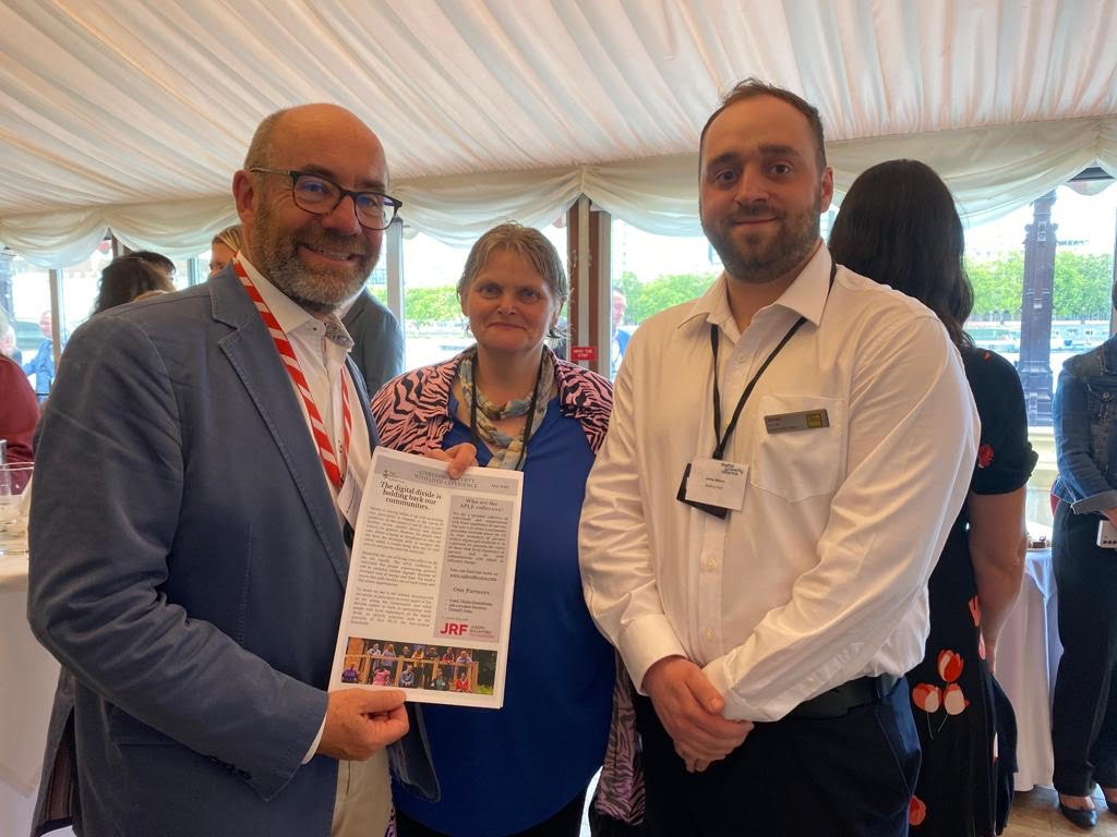 ApleCollective's tweet photo. Great Event @DigiPovAlliance @UKHouseofLords addressing Digital Divide with @currys @KiraAllmann @GoodThingsFdn and APLE Members @ExpertCitizens @startpointsk6 @ATD4thWorld @philparkes2015 @DianaSkelton https://t.co/93DdE1TQPP #APLEMonth2022 #FixtheDigitalDivide https://t.co/Zj1bkbSXEy