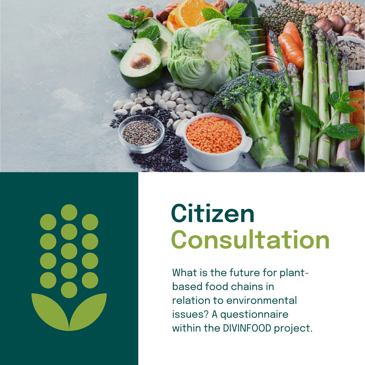 CONSULAI's tweet photo. 🤝 INRAE, partner of #CONSULAI in numerous European projects, within the framework of the #DIVINFOOD project, invites you to give your opinion as part of an opinion survey conducted in 7 European countries
👉 Contributions are expected by next June 30th: https://t.co/cVHKHtoxBL https://t.co/OpggKWX2CZ