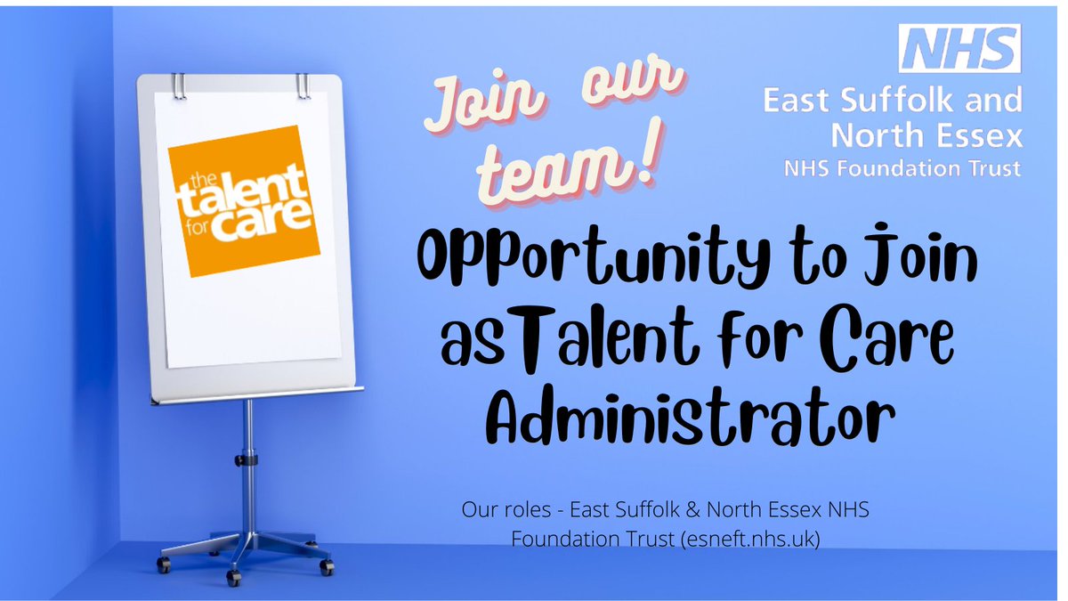 esneft_talent's tweet image. A great opportunity to join the @Team_ESNEFT #talentforcare team  ⬇️⬇️⬇️
#fixedterm