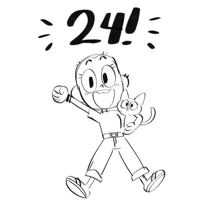 it's my birthday!! gonna party all day with my new kitten, honey! 💛🥳 