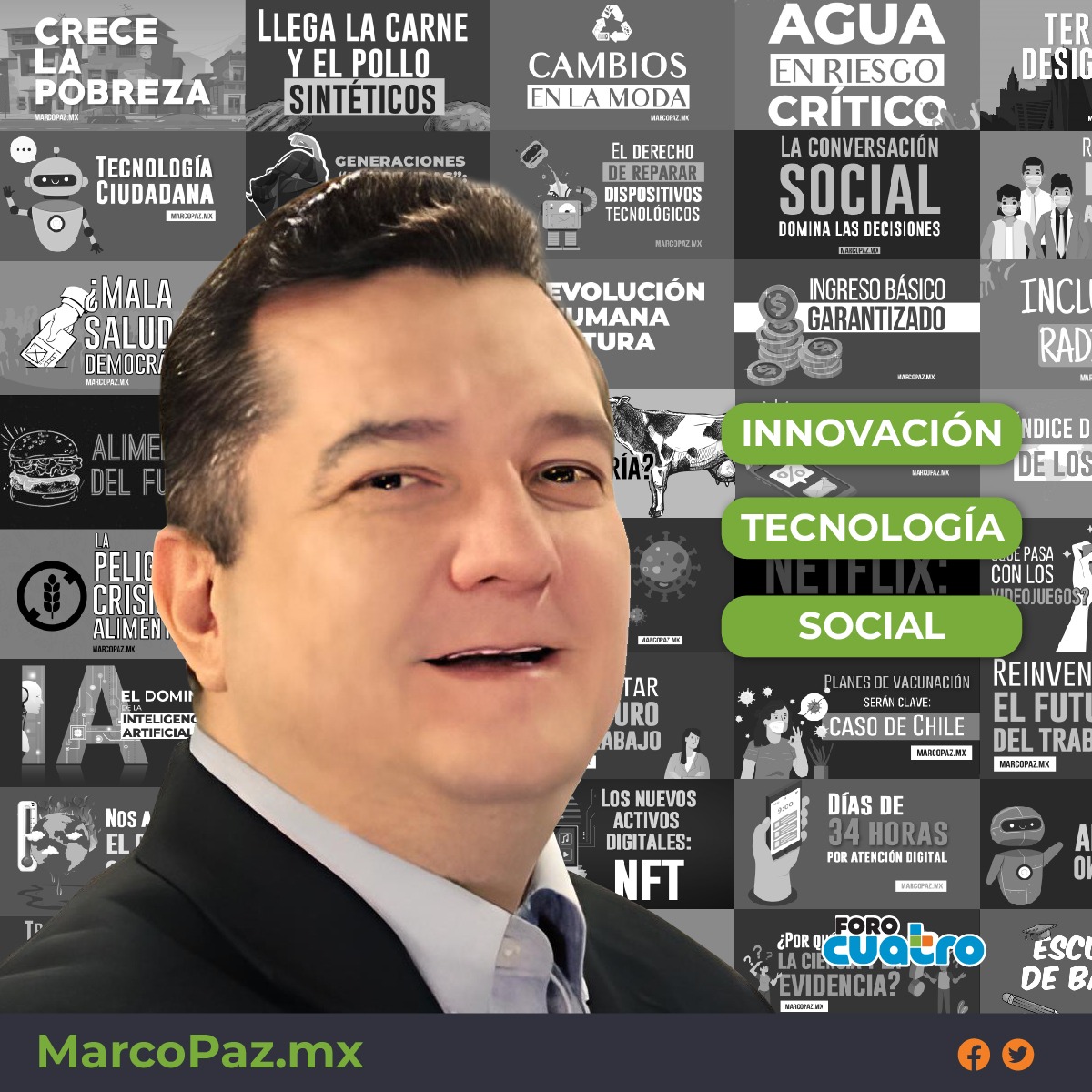 marcopazpellat's tweet photo. Acompáñame los
MARTES por
@zoom95fm en #ReporteWiki a partir de las 9:15 a.m.
MIÉRCOLES por @lakalienteFM a las 7:30 a.m; @lavozdelpitic y @Radio_Formula #EnVivo https://t.co/gcMTwUvZlt a la 1:15 p.m.
JUEVES en https://t.co/jMnxIlSCEx
VIERNES en @Expresoweb y @InversionSonora https://t.co/8HvgBuuqVr