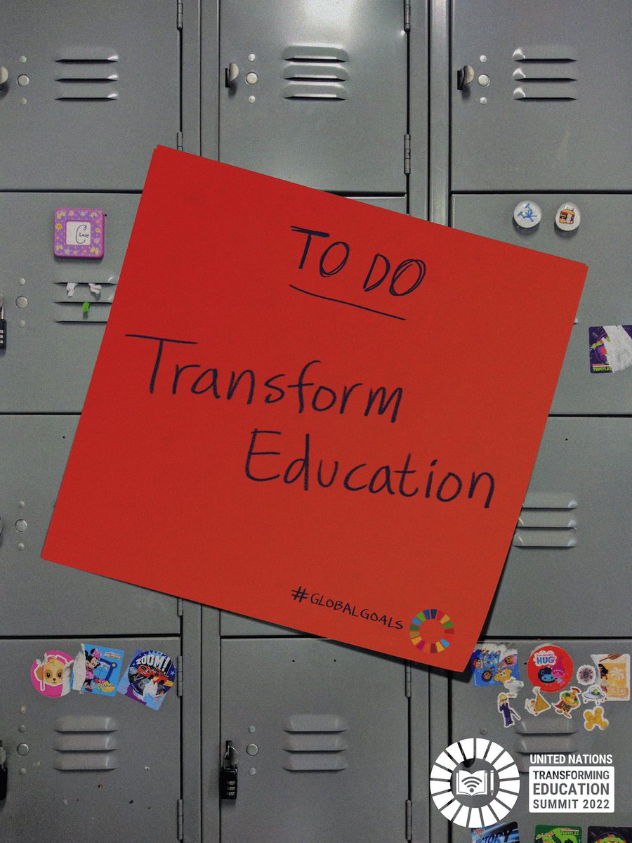 TransformingEdu's tweet photo. 🔴 Students have fallen behind in their learning because of #COVID-19-related school closures.
🔴 We need global commitments on #TransformingEducation NOW.

🟢What do you want to see on the @TransformingEdu to-do list?

#worldstodolist @UNESCO @leogarnier https://t.co/kxpFYE09Jc