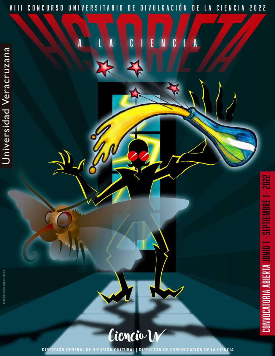 MapavUv's tweet image. La Dirección de Comunicación de la Ciencia UV invita a todo el estudiantado UV al VIII Concurso Universitario de Divulgación de la Ciencia, para realizar una historieta a la ciencia. 

Para mayor información:
bit.ly/3ztaRL7