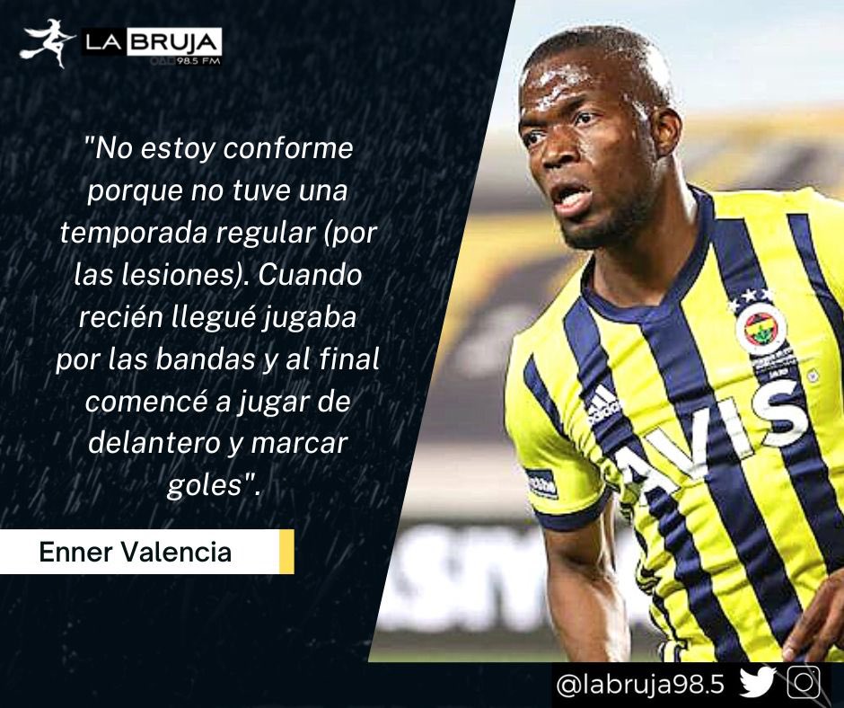 FutbolTotal84's tweet photo. Enner Valencia en @labruja98.5 || DECLARACIONES DESTACADAS
En entrevista con #FútbolTotal conversó y despejó algunas dudas sobre Selección y su futuro en Turquía 🇹🇷
#LaBruja985 #periodismo #exuador🇪🇨 #ecuatorianosenelexterior #EnnerEnLaBruja https://t.co/hU9kWn7AlE