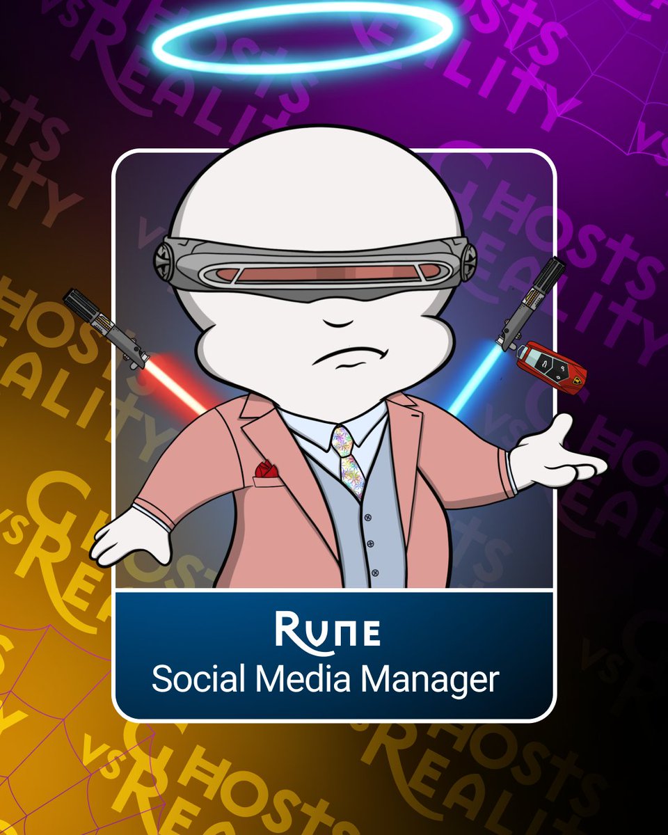 GhostsVsReality's tweet photo. Rune is a strange ghost, a specter, invisible to the human eye, but pleasant to people’s ears. His words… smithed with his hammer, enhanced with unseen inspiration, educate &amp; encourage people to take action and join the GvR movement.

#newnft #newnftdrop #nftcommunity https://t.co/yUpbznSAgh
