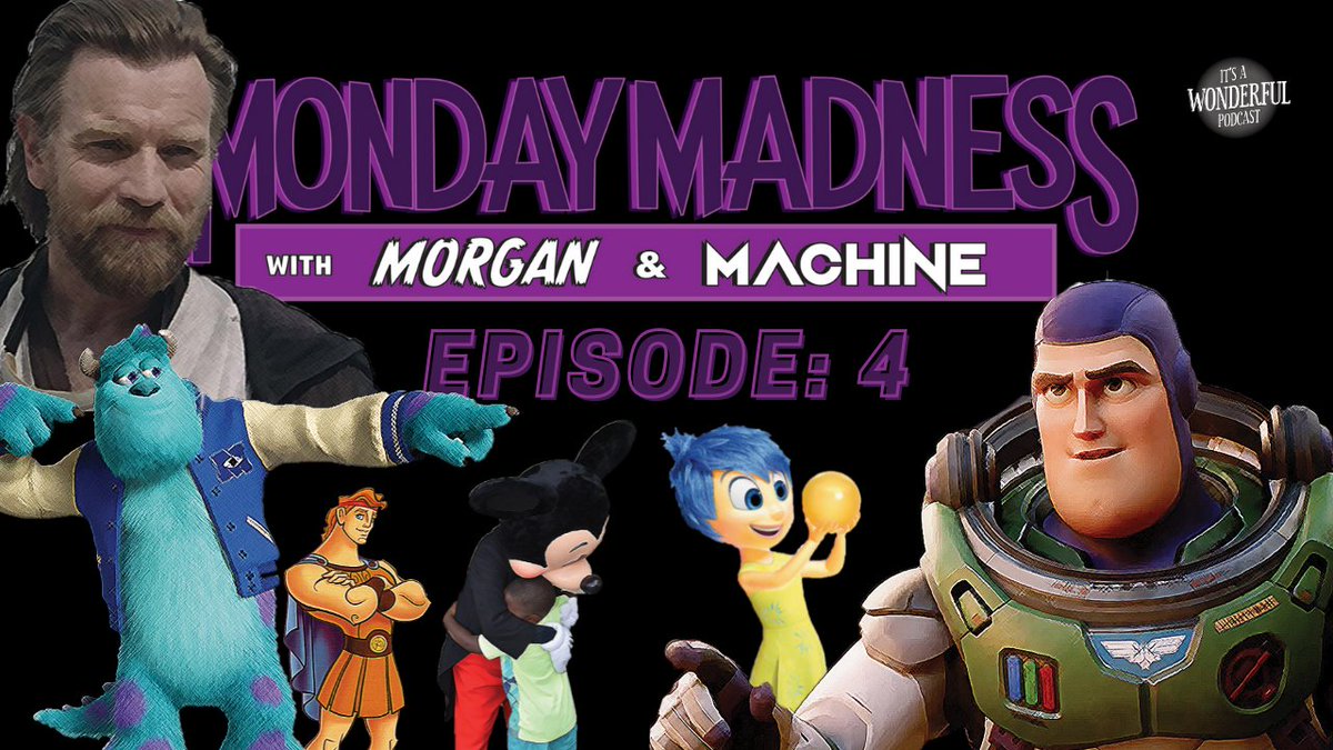 ItsAWonderful1's tweet photo. #Disney & #Pixar take over on the NEW #MondayMadnessPod as @Th3PurpleDon & @Jeanninedabean_ talk Top 5 Pixar, #Lightyear , #Kenobi & more๐
YouTube:https://t.co/qR9xbp2Ew9
Spotify:https://t.co/rgwFumfZji
Anchor:https://t.co/IO3KoDiKzT
Apple:https://t.co/HleHxMBZk7
#PodernFamily https://t.co/ceIZsWJwwz