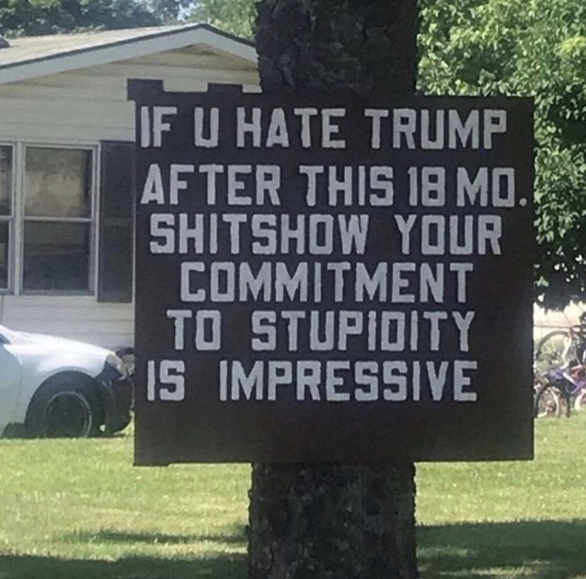 realJennaEllis's tweet photo. All of these @DavidAFrench signs popping up all over… 

Along with some 🔥 SCOTUS rulings!! https://t.co/OSxZxX2RCj