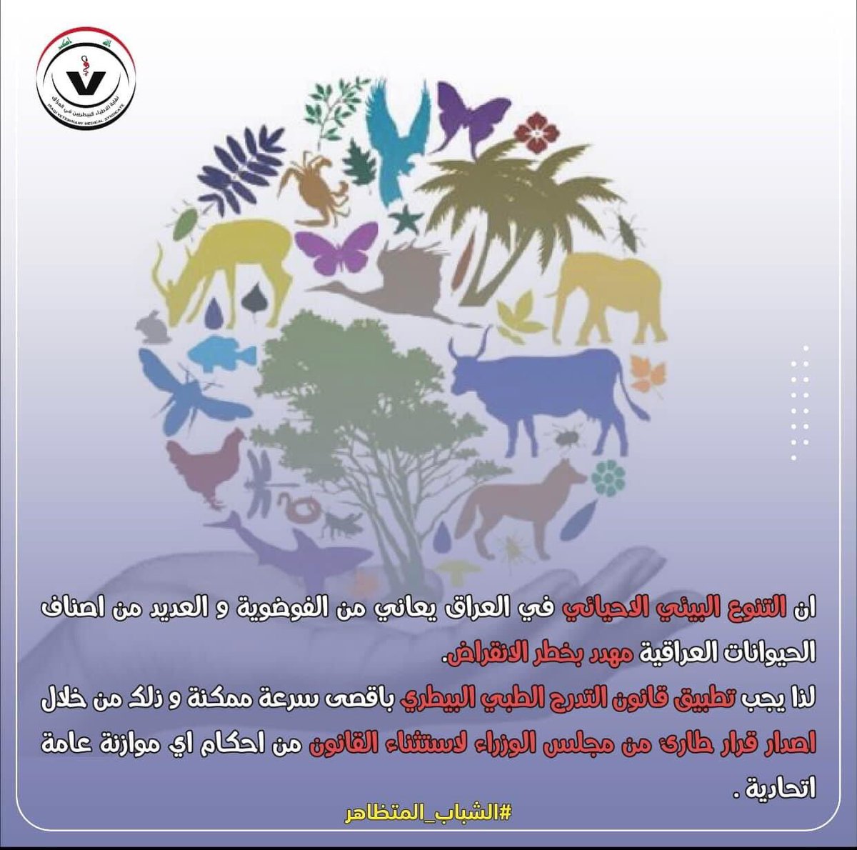 DMarwarabih's tweet photo. #تطبيق_قانون_التدرج_الطبي_البيطري_النافذ https://t.co/74zvGw2b3W
