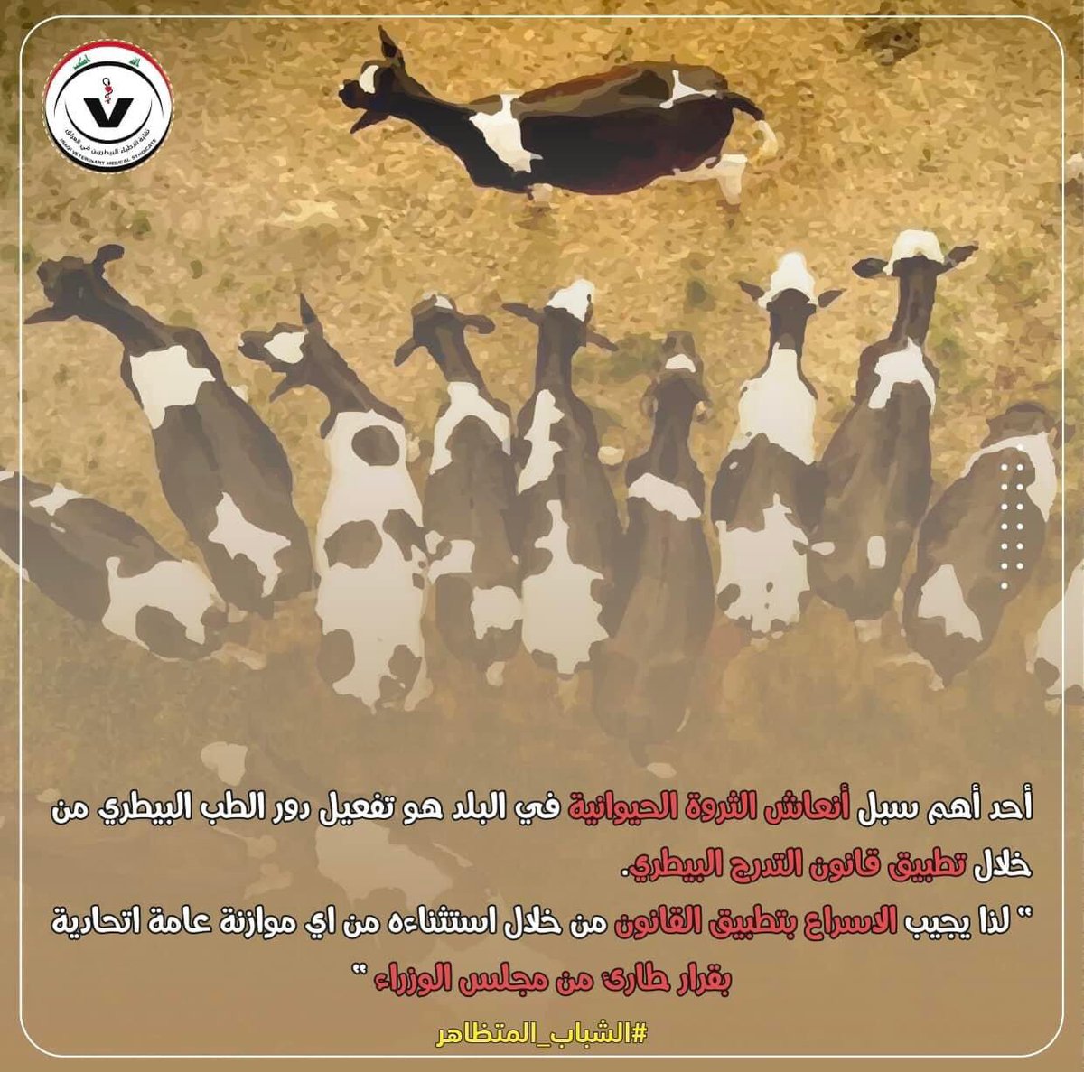 DMarwarabih's tweet photo. #تطبيق_قانون_التدرج_الطبي_البيطري_النافذ https://t.co/g5qvNezded