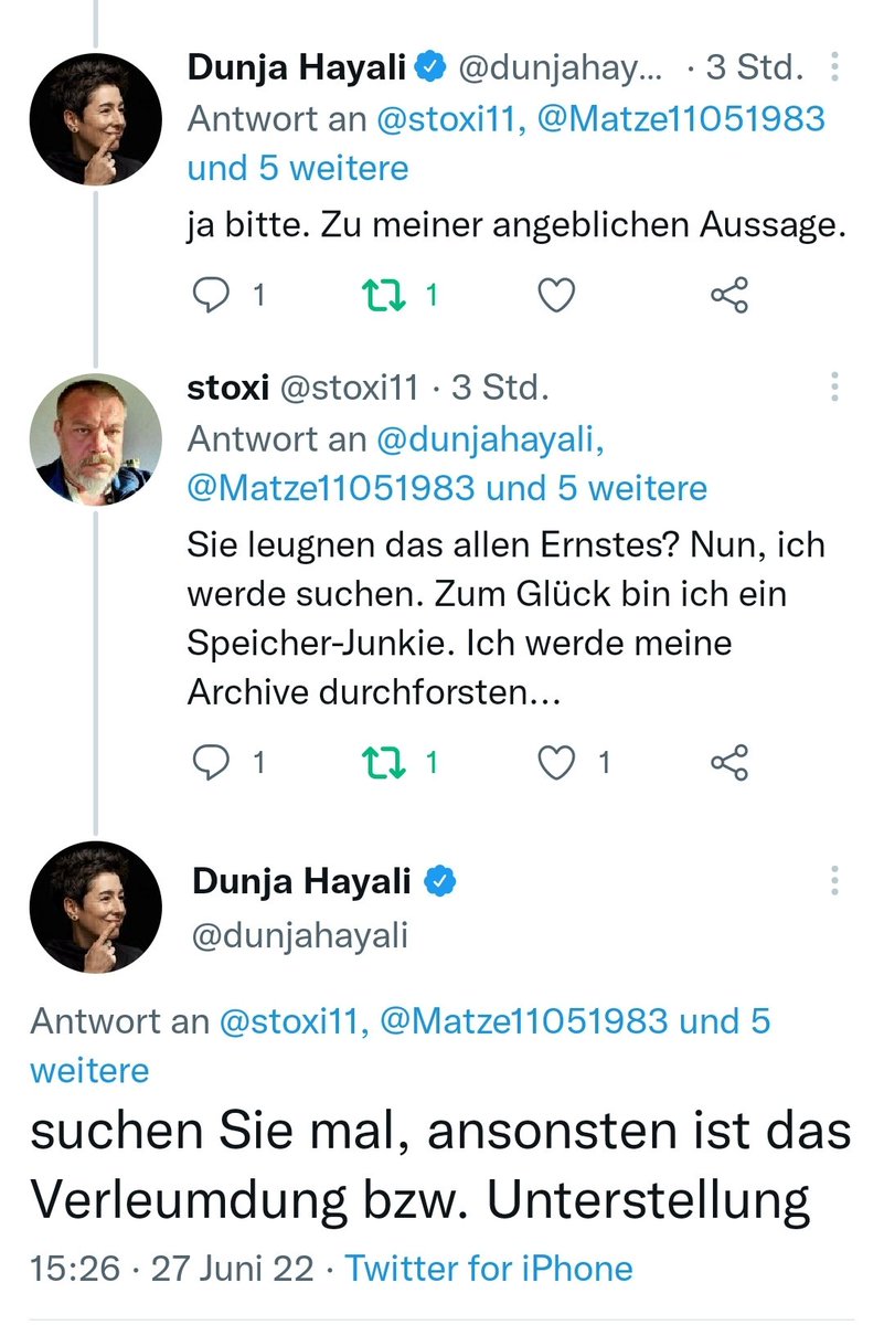 Pasi Rautiainen on Twitter "RT stoxi11 Dunja Hayali, die NIE gesagt hat, Querdenker widern