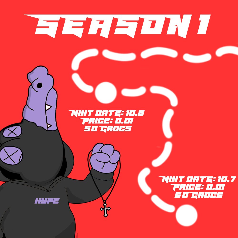 Road Map is here!!🎉💯

#NFT #NFTs #NFTCommunity #NFTProject #Charity #NFTGiveaway #nft #crocodile