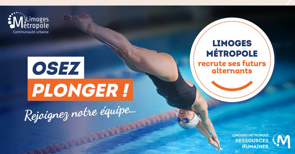 #Emploi |⚠️ Campagne de recrutement en alternance dans les effectifs de <a href="/LimMetropole/">Limoges Métropole</a> 
✅ 18 postes à pourvoir
✅ Rejoignez notre équipe pour mettre en pratique et développer les compétences  &amp; connaissances acquises durant votre cursus !
▶️ bit.ly/AlternanceLM