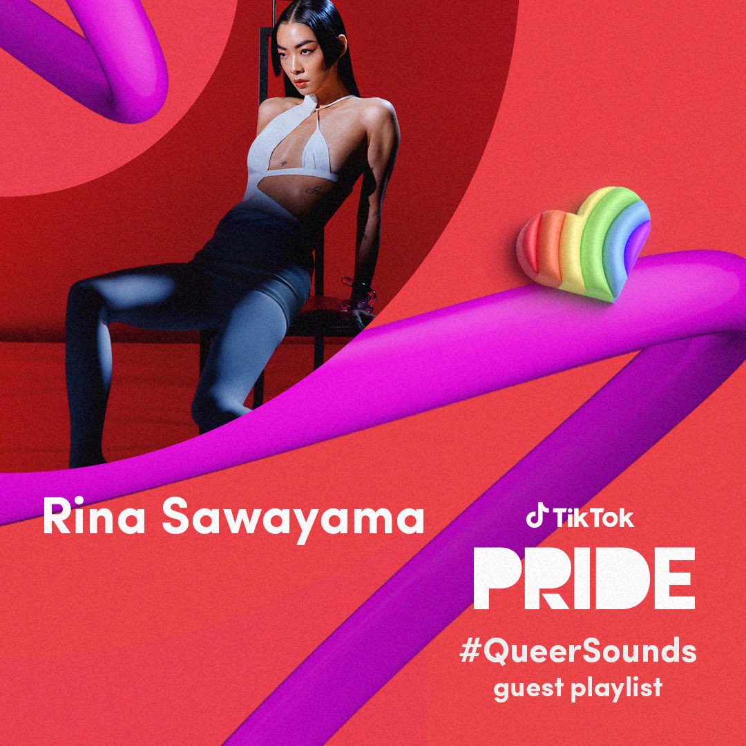 rinasawayama's tweet photo. my #queersounds playlist for Pride 2022 is live now on @tiktok_uk !!! Find it on the 'sounds' page π³οΈβππ³οΈββ§οΈ https://t.co/UIzyMTEVUo https://t.co/0ZrAsVMsFL