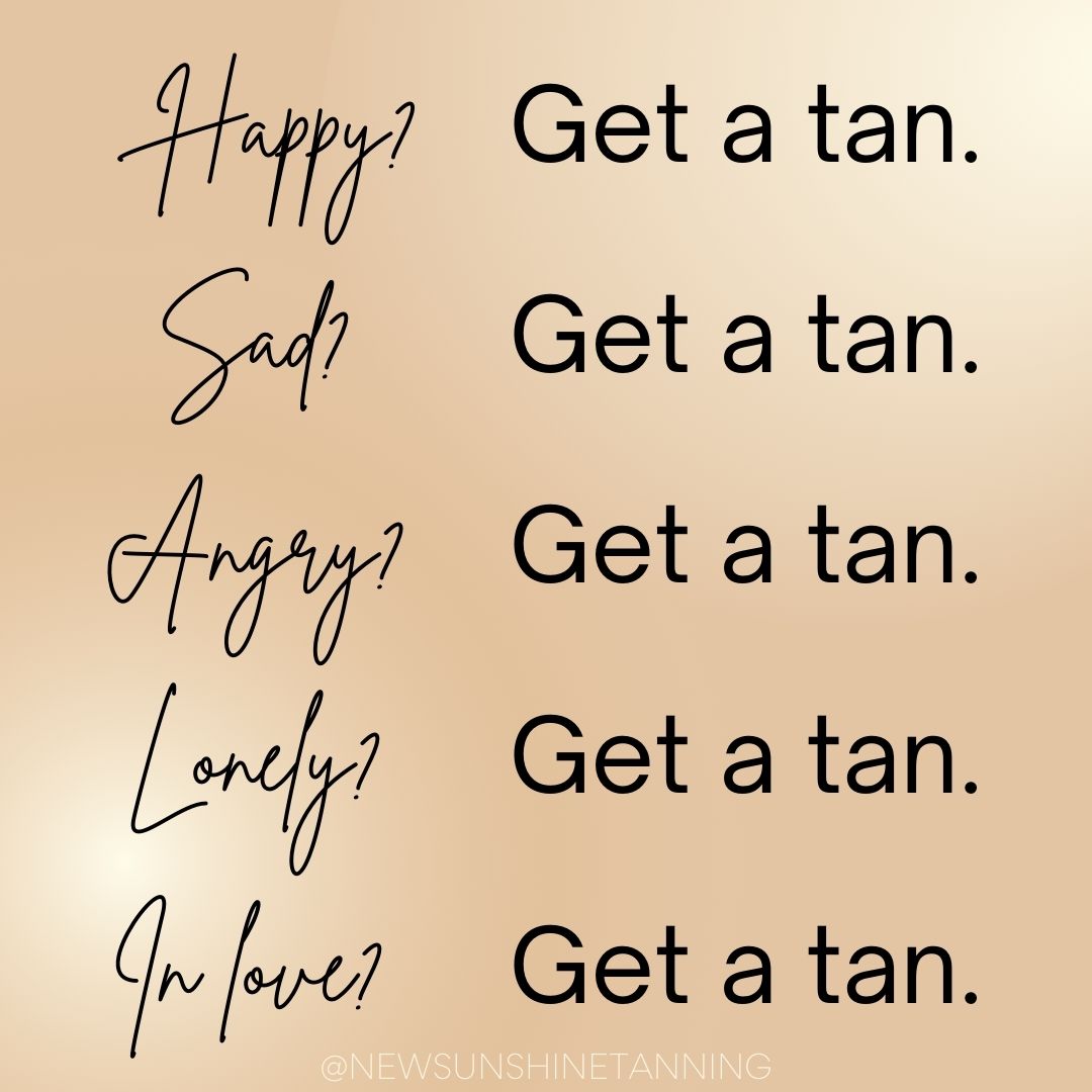 UltratanToday's tweet photo. Feeling a certain way this Monday? Whether you're happy, sad, angry... the answer is always to get a #tan! #UltratanToday #tanning https://t.co/e84xxjMzsl