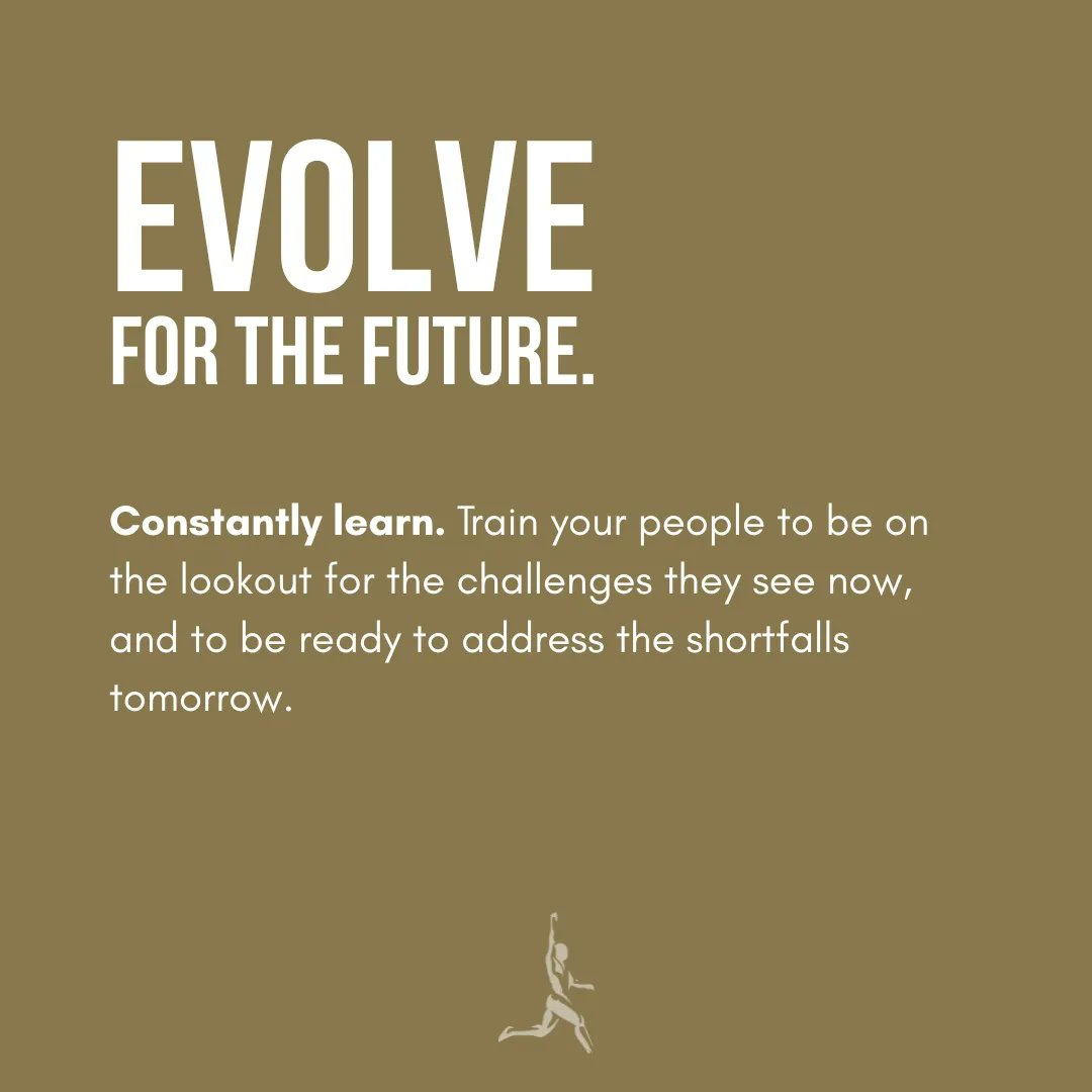 Manage the chaos, adapt to it, and evolve.