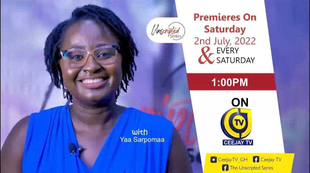 ysarpomaa's tweet image. On Saturday 2nd The Unscripted Series premiers on @ceejaytv_gh and all social media pages

I will love to hear from you, so do well to drop a comment

Don&apos;t miss out. 

#TheUnscriptedSeries #Talkshowhost #CeejayTV #July
