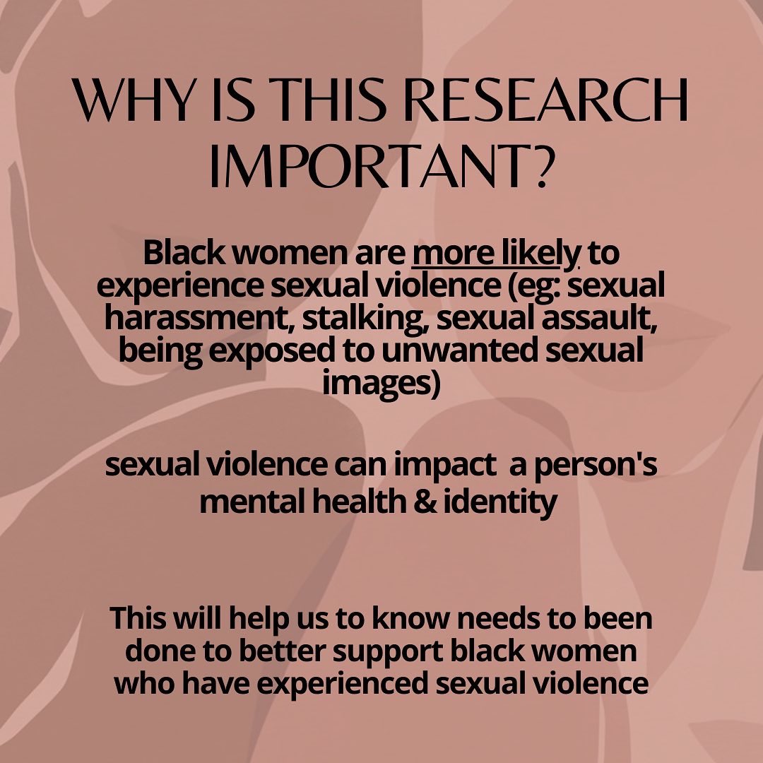 Researching Black women’s experience of SV tweet media