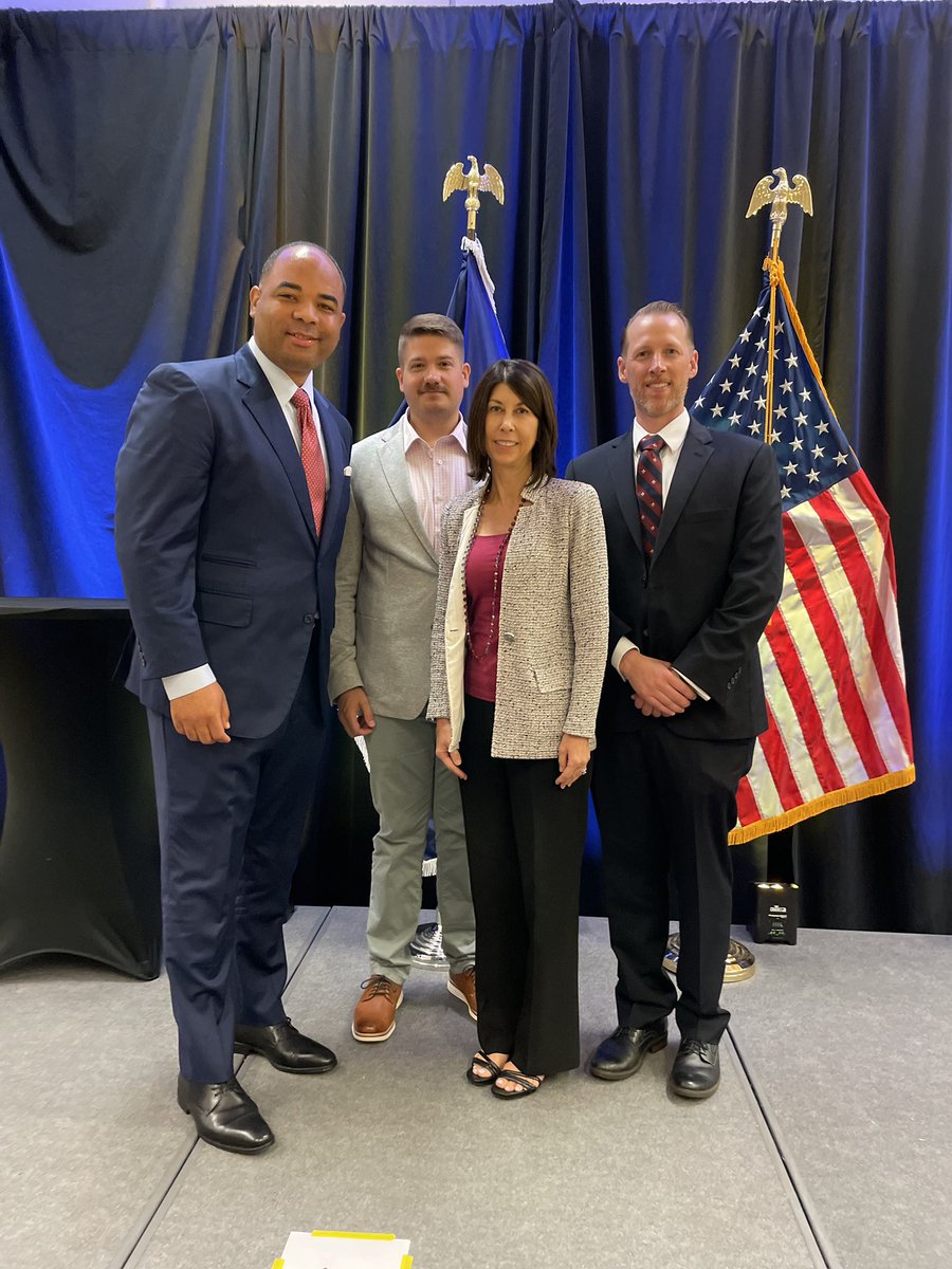 NIJ Director Nancy La Vigne (@nijdirlavigne) on Twitter photo Congrats to four <a href="/OJPNIJ/">National Institute of Justice</a> Law Enforcement Advancing Data & Science (LEADS) scholars inducted into <a href="/cebcp/">CEBCP at Mason</a> Hall of Fame today: Tarrick McGuire Arlington (TX) PD
Loren Atherley, Seattle (WA) PD
Jeremiah Johnson, Darien (CT) PD
Dan Wagner, Cambridge (MA) PD (not pictured)
<a href="/EBpolicing/">Evidence-Based Policing</a> Congrats to four <a href="/OJPNIJ/">National Institute of Justice</a> Law Enforcement Advancing Data & Science (LEADS) scholars inducted into <a href="/cebcp/">CEBCP at Mason</a> Hall of Fame today: Tarrick McGuire Arlington (TX) PD
Loren Atherley, Seattle (WA) PD
Jeremiah Johnson, Darien (CT) PD
Dan Wagner, Cambridge (MA) PD (not pictured)
<a href="/EBpolicing/">Evidence-Based Policing</a>