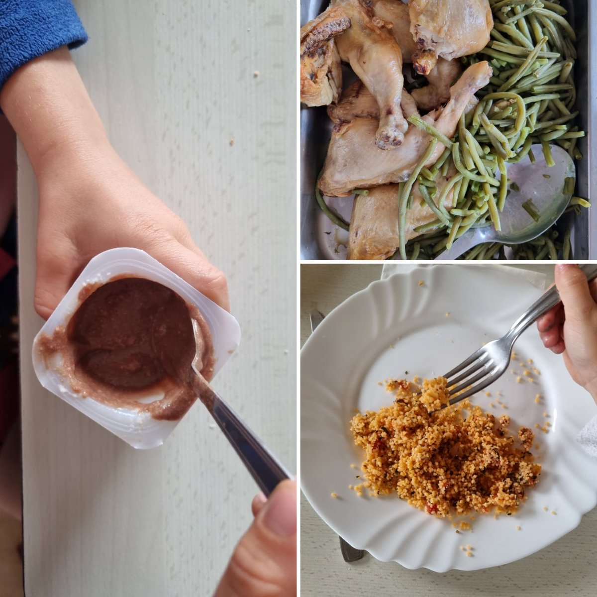 Repas du soir pour reprendre des forces.