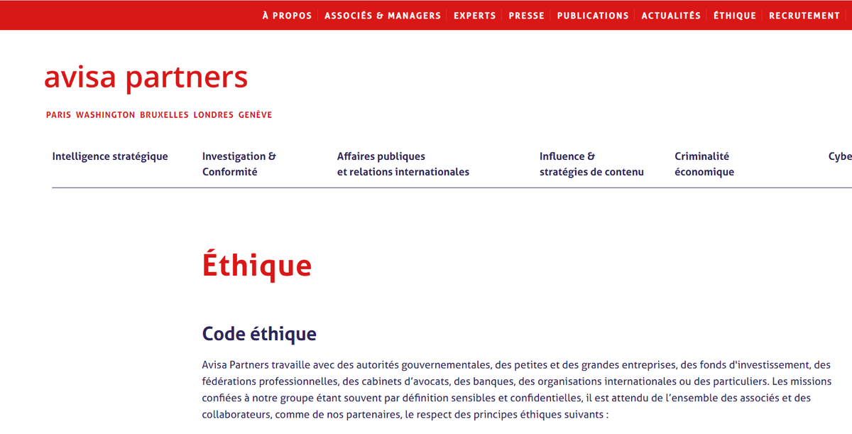 slpng_giants_fr's tweet photo. Une société qui vend (cher) de la manipulation, de la désinformation, de l'usurpation d'identité, de l'abus de plateformes d'expression ? Bienvenue chez #AvisaPartner !
[À dérouler] 1/9 https://t.co/38JYWZDw3t