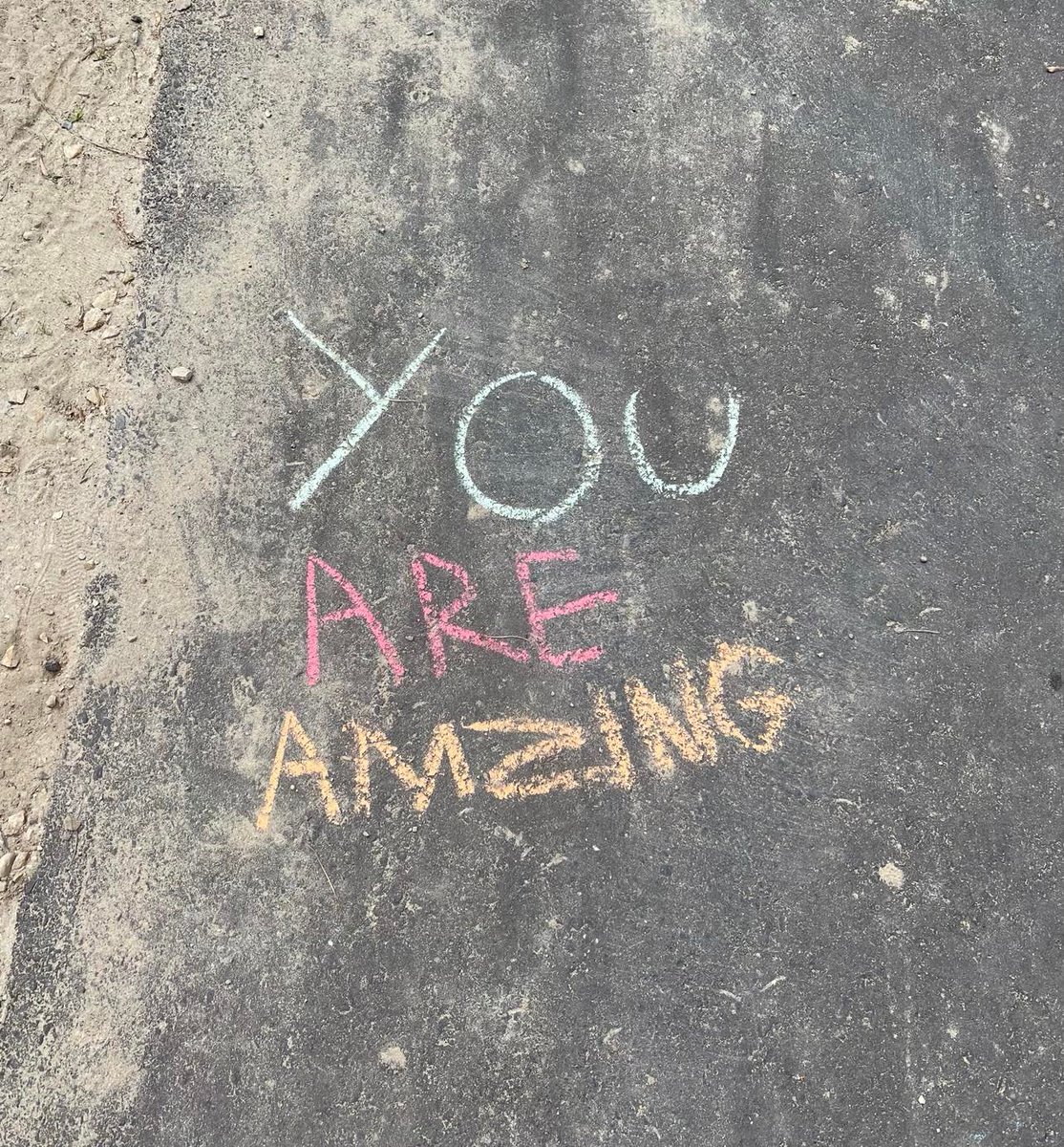 RideGB's tweet photo. Nothing says #MotivationMonday like the inspiring sidewalk chalk messages from yesterday's #RideDontHide event at Kelso Beach Park!  What great reminders to uplift our spirits and give us a nudge to believe in ourselves and our life journey.  Remember - you are AWESOME!  💙💚 https://t.co/CpRkVstjkr