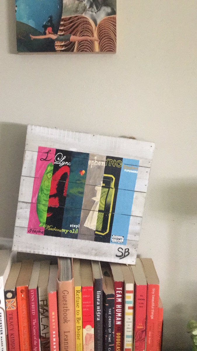 One of the reasons I think this tour was particularly fruitful was this supercool pre-tour gift from <a href="/BianchiSophia/">Sophia Bianchi</a>, a hand-painted album mashup of all <a href="/TheStephenLynch/">Stephen Lynch</a>’s albums. Thanks for the good luck charm, Sophia! It’s amazing.