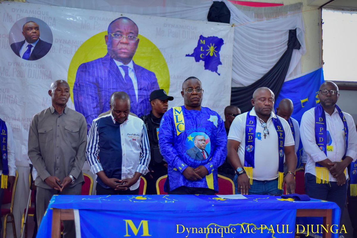 WolffMugos's tweet photo. #RDC-Kinshasa, MLC : la Dynamique Me Paul Djunga désormais installée dans la commune de Ngiri Ngiri

Nous jeunes soutenons la vision patriotique du digne Fils du pays @Pdjunga @DynamiqueDjunga 
Merci pour tout ce que vous faites. https://t.co/WiiDHudRos