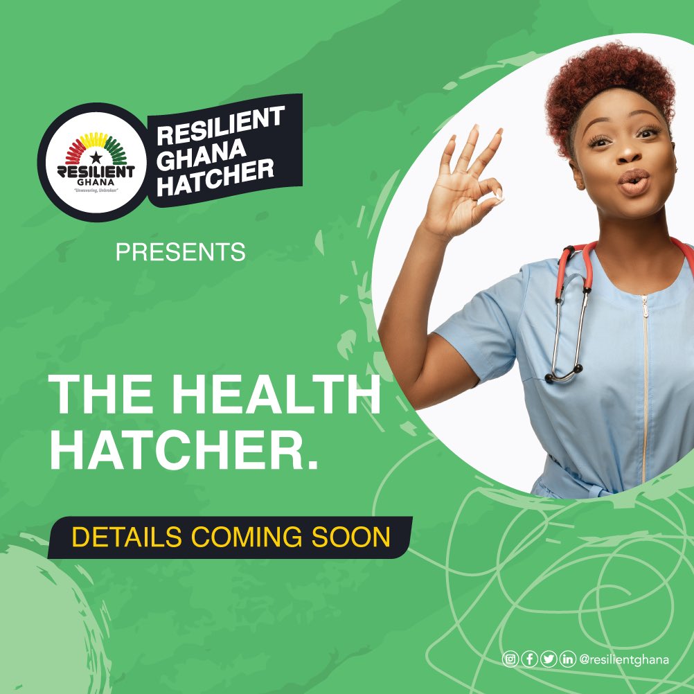 ResilientGhana's tweet photo. We are excited about the start of something great,
Our newest product That’s intended to take you from ideation to fully fleshed businesses .

Stay tuned details coming soon 

#thehatcher #ideas #business #gh #health https://t.co/Xj6NYl2XfO