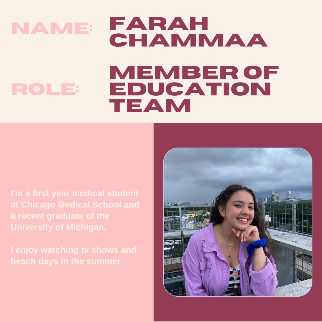 CPRC is glad to introduce the next member of our Education Team. Well-qualified with experience in refugee assistance and medical volunteering, say hello to Farah!
