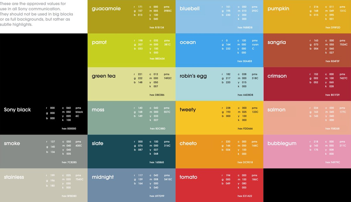 rafrennie's tweet photo. just ripping off sony's colour palette from here on out https://t.co/Crh1ypDRpv