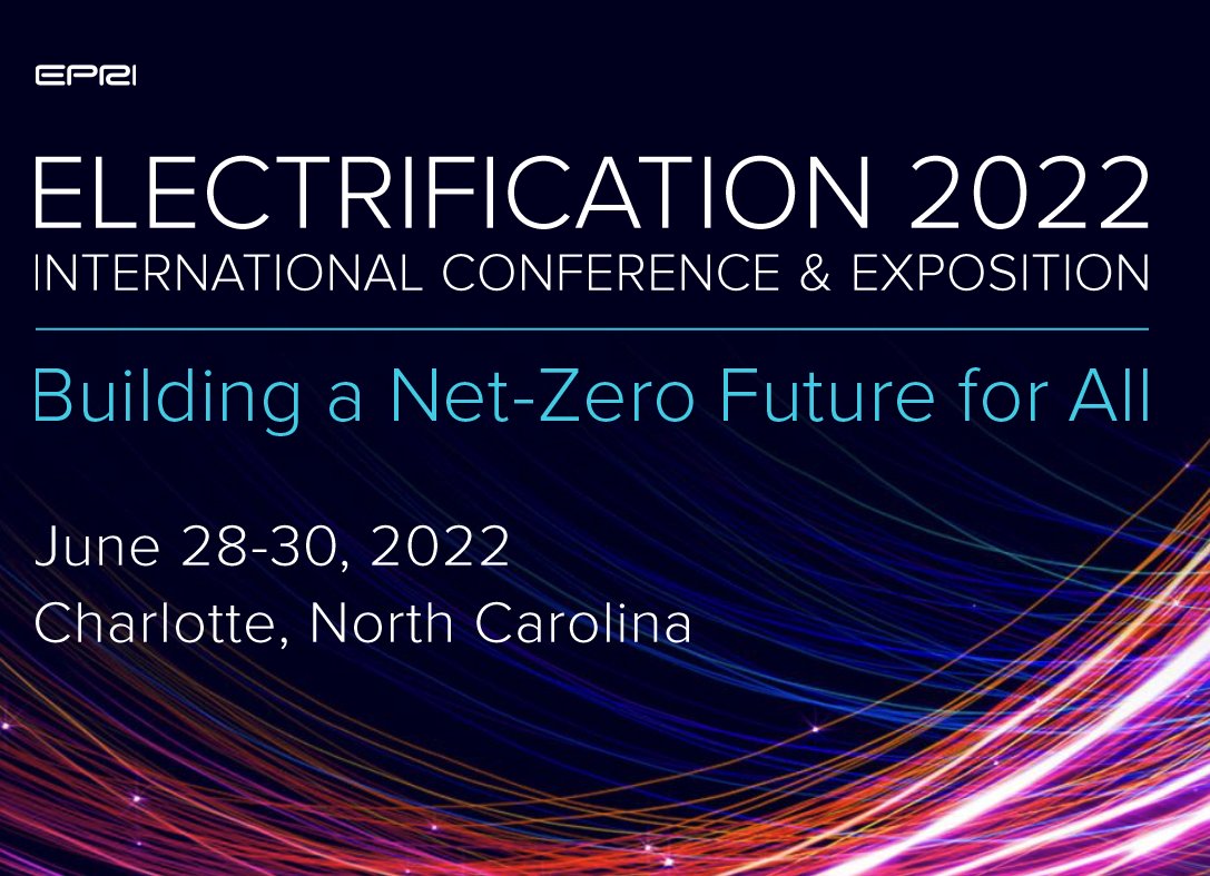 Join us at⚡Electrification 2022⚡here in Charlotte, hosted by EPRI. Stop by our booth to see how we're maximizing today's available energy with our universal EVSE solutions. #electrification #PURPLbyatompower #EnergyTransition #EV #Innovation #Technology #electrictogether