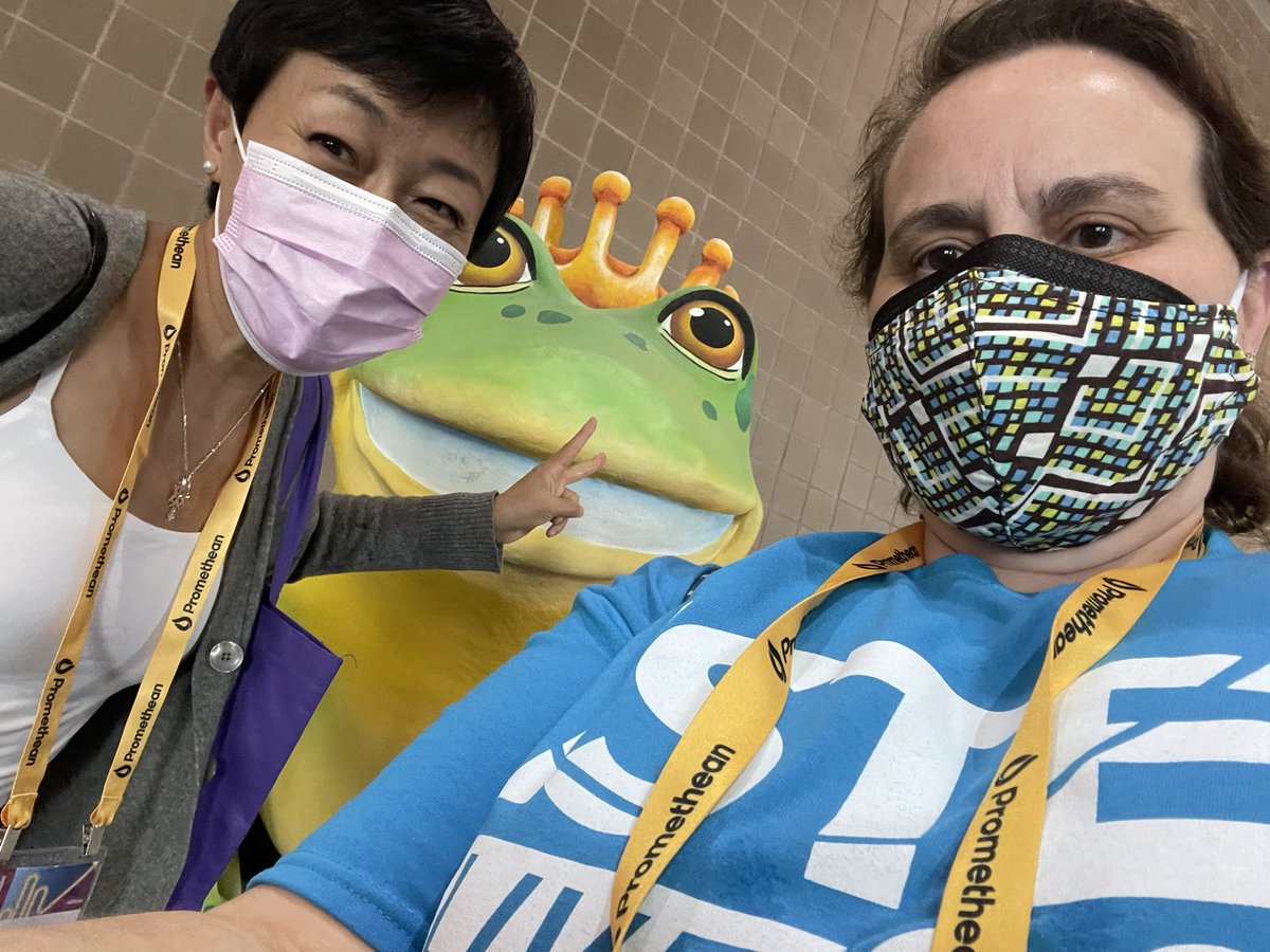 StacyTippens's tweet photo. #ISTE22 @madeiraschool is in the house. #ISTELive2022 #lifelonglearning #edtech #education https://t.co/618bLM50es