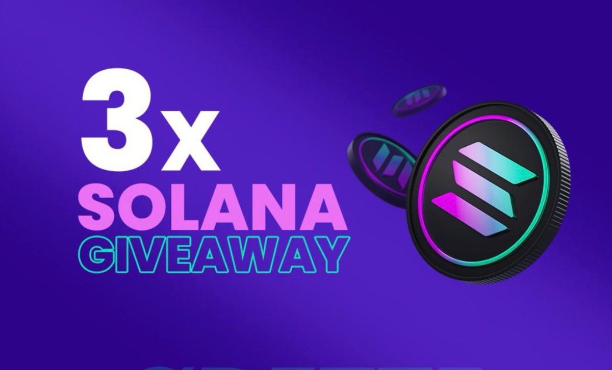 leroy_crypto's tweet photo. 🎉SOL GIVEAWAY🎉
Celebration NFT GIVEAWAYS daily
Prize:🏆 3 SOL 

To Enter: 
1⃣ Follow
@promoter_solana

2⃣ RT &amp; Like Pinned
3⃣ Tag 5 Friends

Join us

48HR⏰

#solananfts #solanagiveaways #solanagiveaway #solana #nft #nfts #NFTGiveaways https://t.co/z3xvjvP0Su