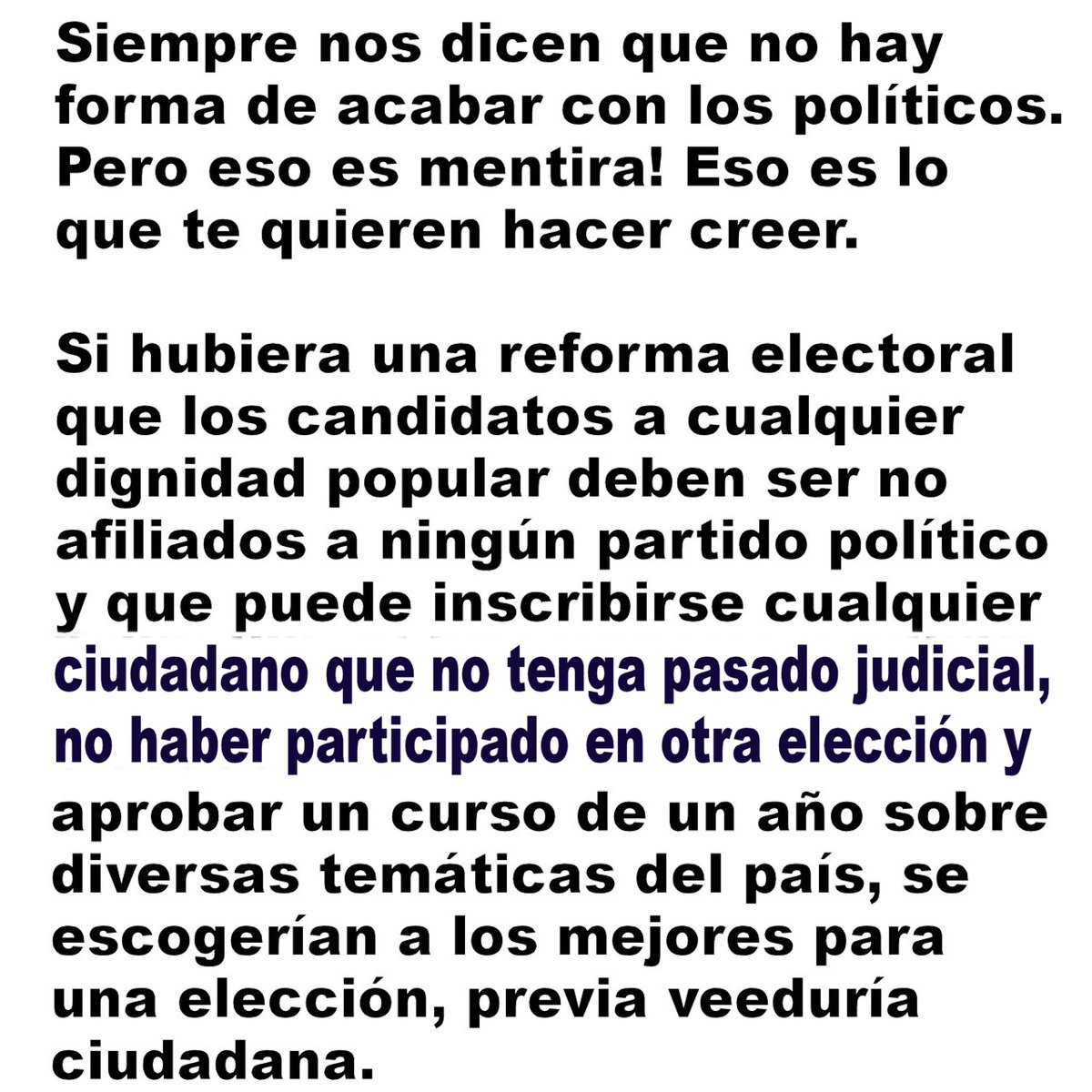 FUERACORREAHP's tweet photo. #ParoNacional2022Ec La CONAIE debería también exigir esto, y verán como todo el pueblo los respaldaría incondicionalmente.. #FueraCorrea #FueraLasso #FueraNebot #QueSeVayanTodos https://t.co/BEuoCW6i3S