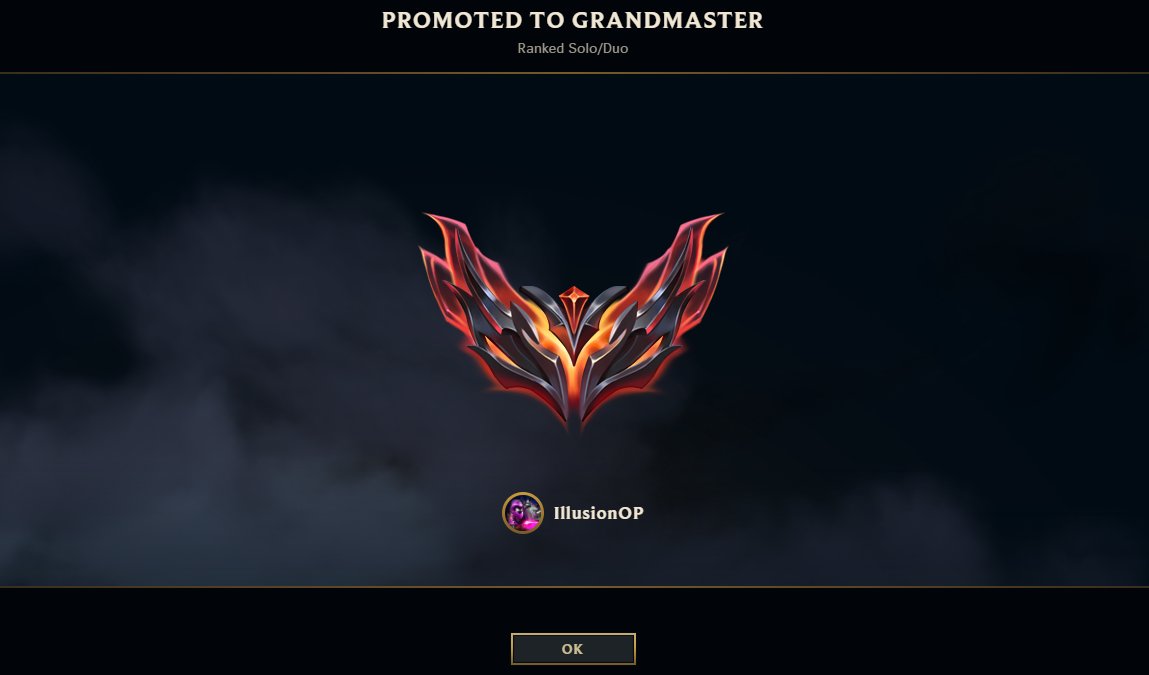 Some people say early season Grandmaster means nothing. Well, here's mid season Grandmaster 😎
Wonder if I can get to Chall🤔