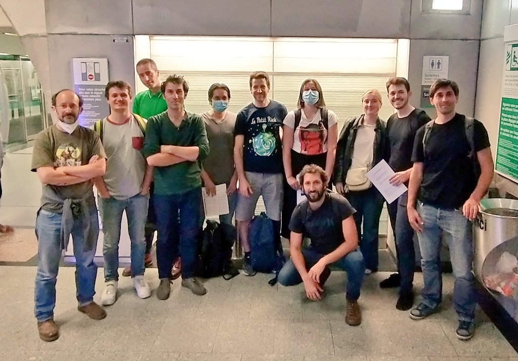 To honor the #WorldMicrobiomeDay (27/06) we just finished the Global City Sampling Night 2022 in #Paris!! From 20h to 23h (and few days later of #gCSD2022), we made it! First time that the Paris metro is sampled! Thanks to the @RATP_group for the support!!
I start a thread (1/n)