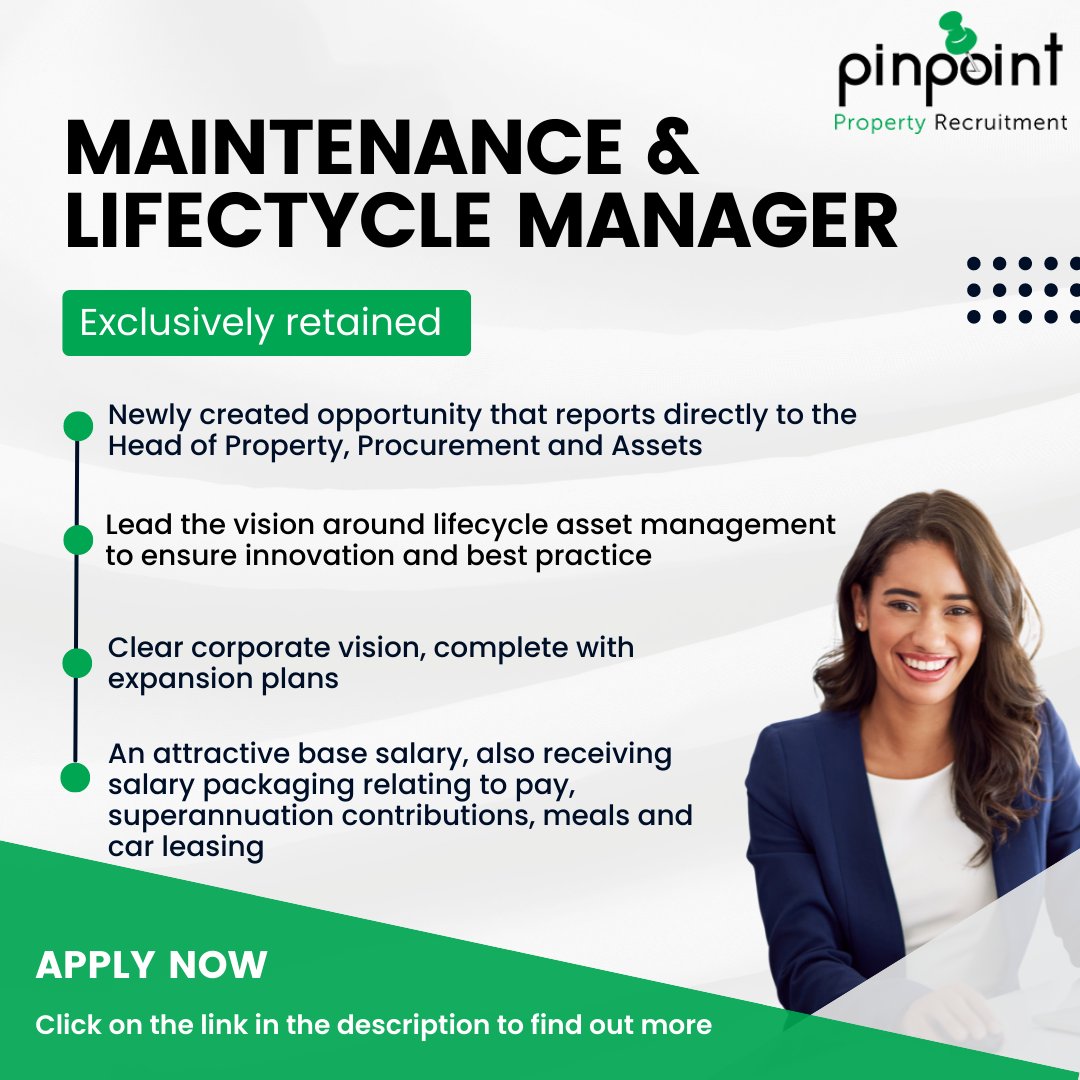 Pinpointcareers's tweet photo. We have been exclusively retained for two newly-created opportunities available with a 'for-purpose' organisation. 

To find out more about each of these roles, click on the links below. 
https://t.co/c5uQENx8N8

#FM #FMcareers #maintenancescheduler #maintenancemanager https://t.co/YFZ21j2E0t