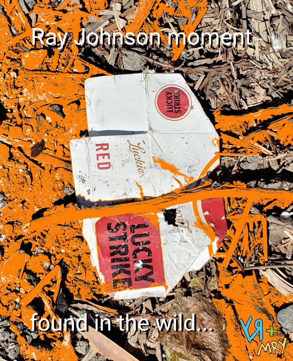 richardfyates's tweet photo. "Ray Johnson Moment..." by Richard F. Yates (Holy Fool) & Mariah R. Yates
1 of 1 #popart #photography #cryptoart for only ONE #TEZOS! (Damn!)
#rayjohnson #luckystrike #cc0 #creativecommons @objktcom
https://t.co/ziVRrWe8vy https://t.co/ZgNuQ3z9et