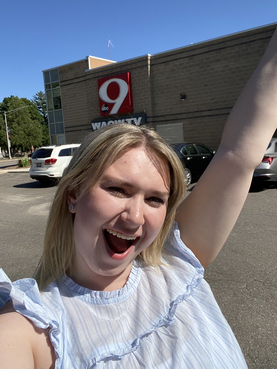 Today was my first day back at <a href="/WAOW/">News 9 WAOW</a> — and my first day as a full-time MMJ/anchor! I’m so excited to start my career in my hometown and tell the stories of the community I know and love.