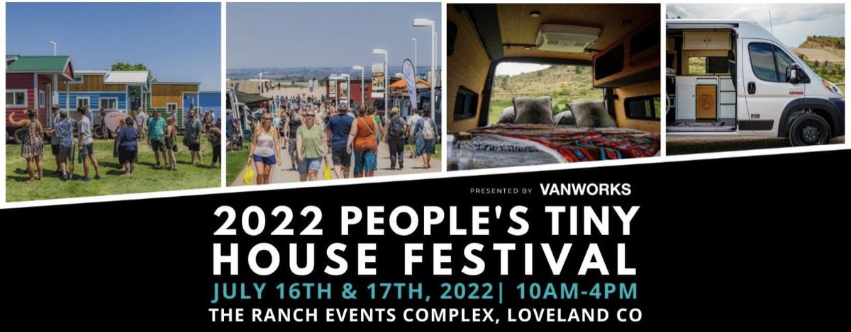 tinyhousedates's tweet photo. 2022 People's Tiny House Festival
July 16-17, 2022
The Ranch Events Complex
Loveland, Colorado
👉 Facebook Event Page: https://t.co/Sms2b3i2E9 👈 https://t.co/blSIQyvPwD