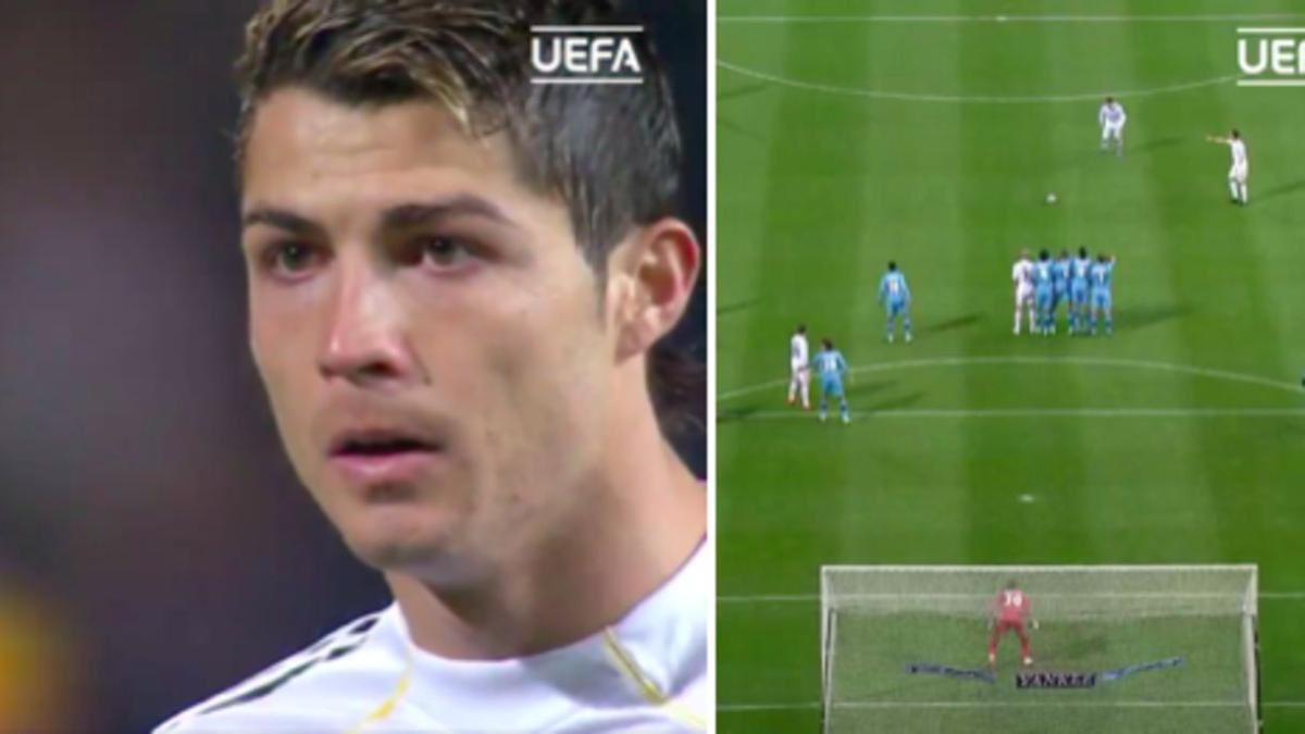 Flash714x's tweet photo. Ronaldo a plus de buts contre Marseille (4) que Messi (0) alors qu’il n a jamais joué en ligue 1 😳 https://t.co/YjYaJjgwRP