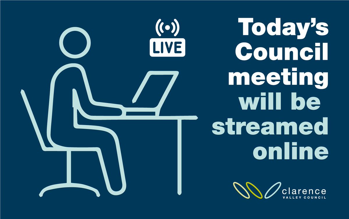 🖥️ Today's Ordinary Council meeting held in Maclean will be live-streamed online from 2pm.

Watch today's meeting from 2pm 👉 ow.ly/UMwB50JxLfQ