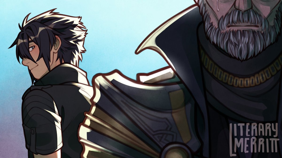 [ #FFXV ] "..I couldn't say, I need more time..."
My full piece for <a href="/TMINE_vid/">Too Much Is Never Enough</a> !! 💙